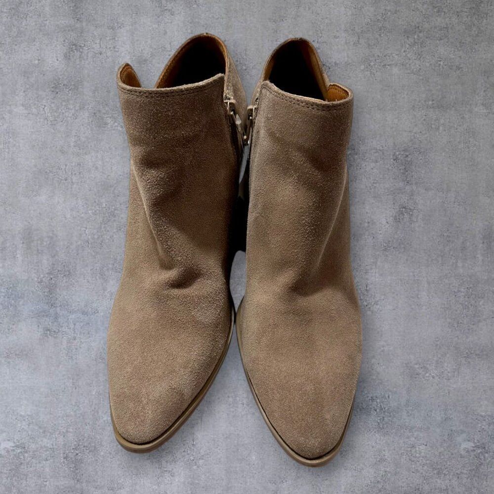 NEW Womans LUCKY BRAND Suede Leather Boots Booties SIZE 9.5